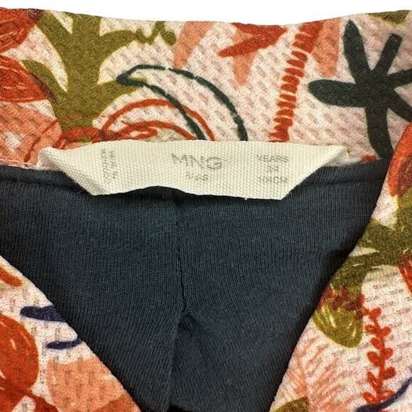 Mango Kids Floral Print Jacket Size 3-4Y - Picture 5 of 5